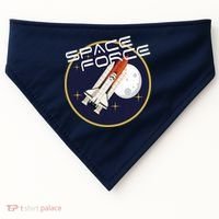 USSF United States Space Force Rocketship Emblem USA-Made Doggie Bandana thumb 0