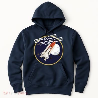 USSF United States Space Force Rocketship Emblem Hoodie