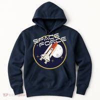 USSF United States Space Force Rocketship Emblem Hoodie thumb 0