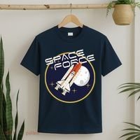 USSF United States Space Force Rocketship Emblem T-Shirt thumb 2