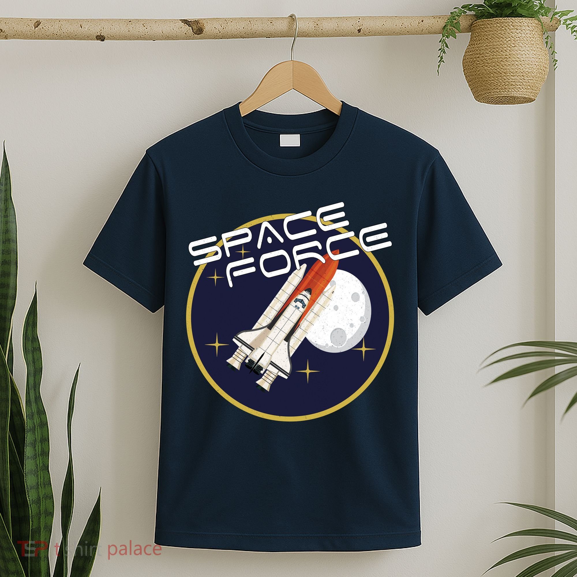USSF United States Space Force Rocketship Emblem T-Shirt
