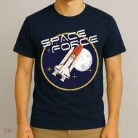USSF United States Space Force Rocketship Emblem T-Shirt thumb 3