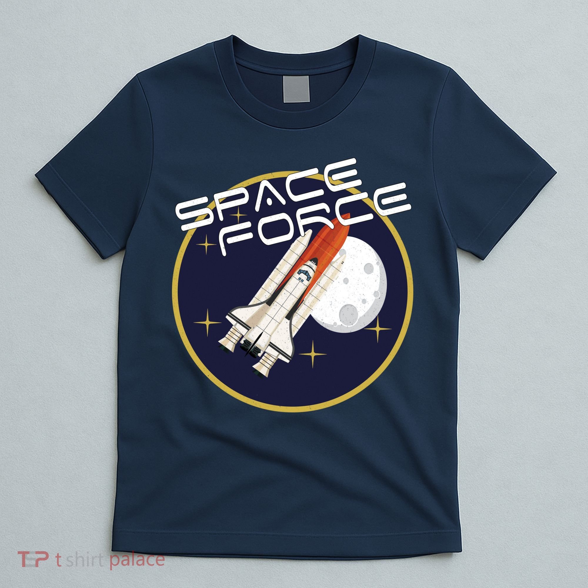 USSF United States Space Force Rocketship Emblem T-Shirt