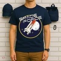 USSF United States Space Force Rocketship Emblem T-Shirt thumb 6