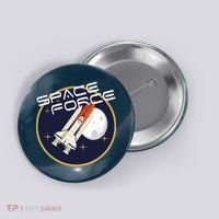 USSF United States Space Force Rocketship Emblem Button thumb 0