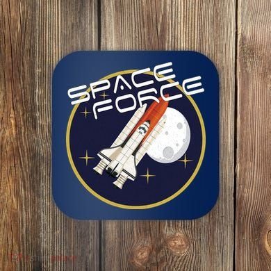 USSF United States Space Force Rocketship Emblem Coaster
