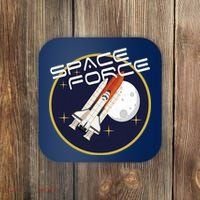 USSF United States Space Force Rocketship Emblem Coaster thumb 0