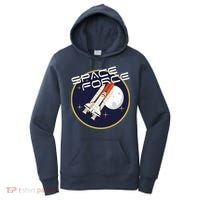 USSF United States Space Force Rocketship Emblem Women's Hoodie thumb 0