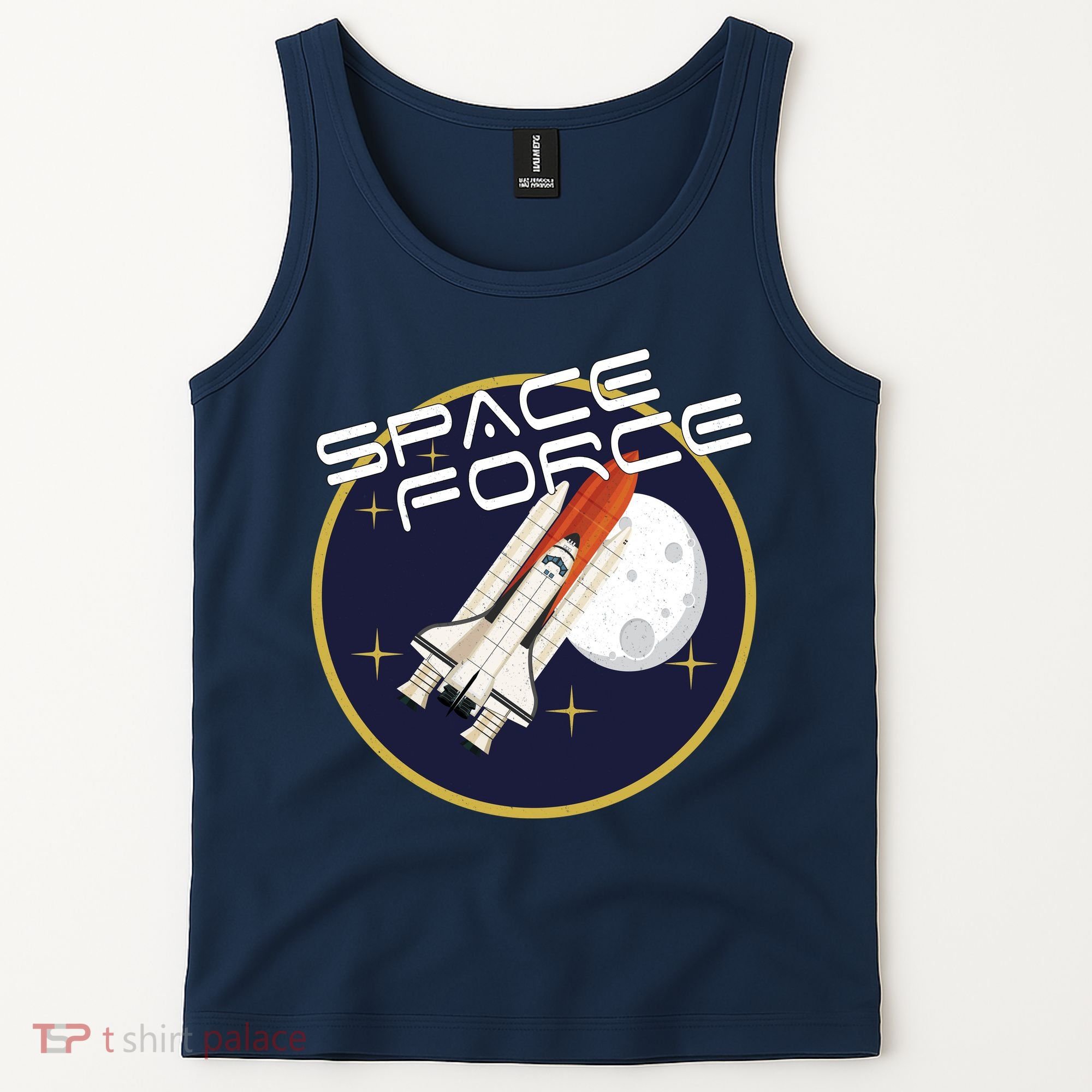USSF United States Space Force Rocketship Emblem Tank Top
