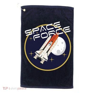 USSF United States Space Force Rocketship Emblem Golf Towel