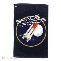 USSF United States Space Force Rocketship Emblem Golf Towel thumb 0