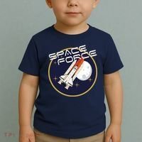 USSF United States Space Force Rocketship Emblem Toddler T-Shirt thumb 2