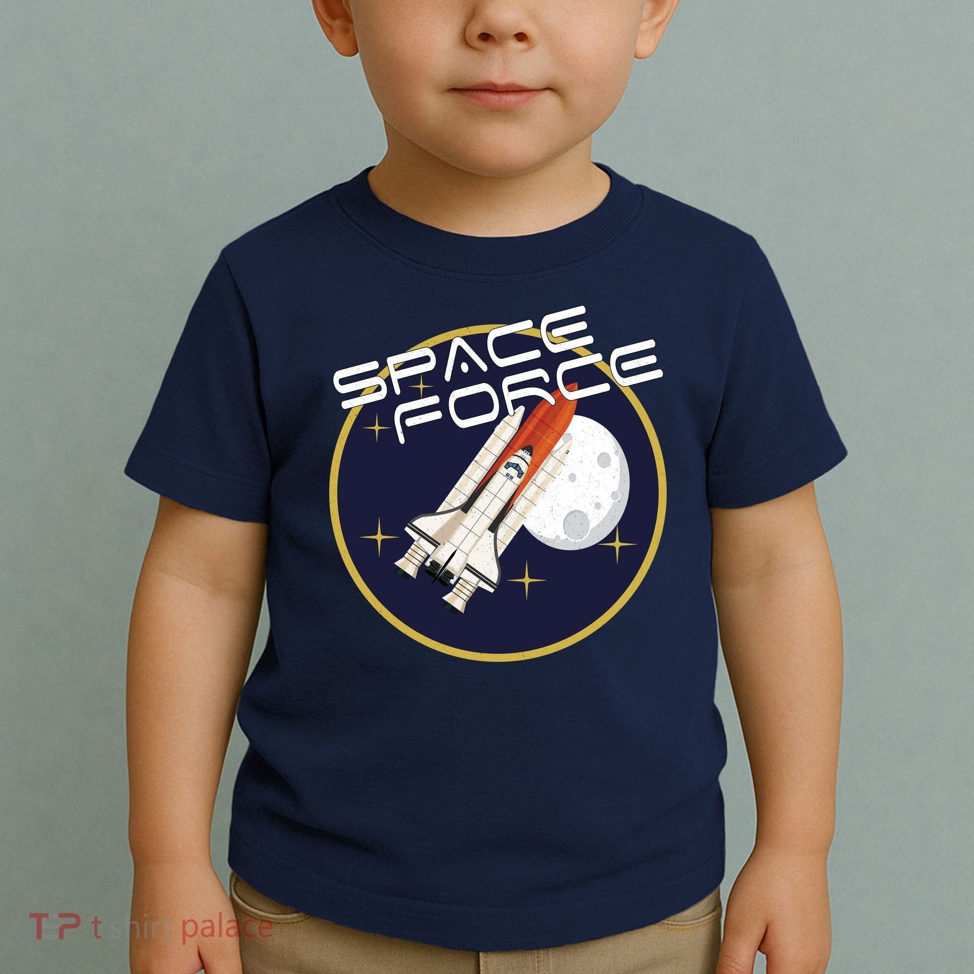 USSF United States Space Force Rocketship Emblem Toddler T-Shirt