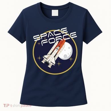 USSF United States Space Force Rocketship Emblem Women's T-Shirt