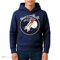 USSF United States Space Force Rocketship Emblem Kids Hoodie thumb 4