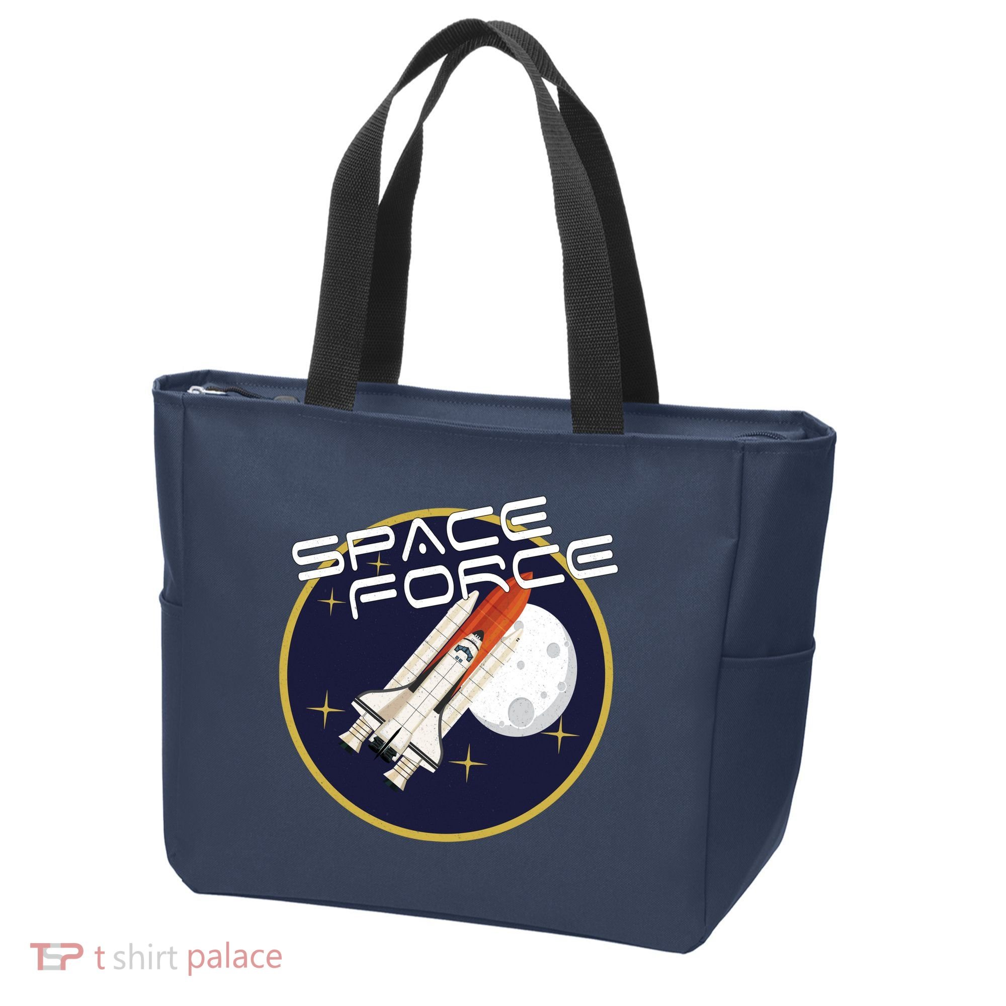 USSF United States Space Force Rocketship Emblem Tote Bag