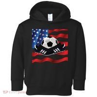 US Soccer Fan Team USA Ball Flag Toddler Hoodie thumb 0