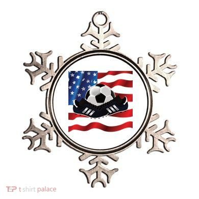 US Soccer Fan Team USA Ball Flag Ornament
