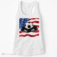 US Soccer Fan Team USA Ball Flag Women's Tank Top thumb 0