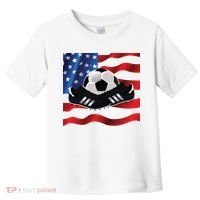 US Soccer Fan Team USA Ball Flag Toddler T-Shirt thumb 0