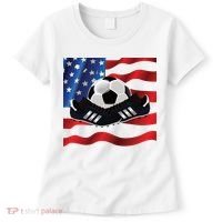 US Soccer Fan Team USA Ball Flag Women's T-Shirt thumb 0