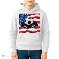 US Soccer Fan Team USA Ball Flag Kids Hoodie thumb 4