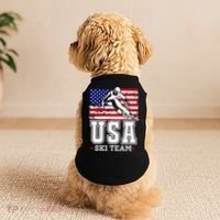 Usa Ski Team American Flag Skiing Skier Doggie Tank thumb 2