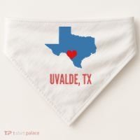 Uvalde Strong Texas Shooting School USA-Made Doggie Bandana thumb 0