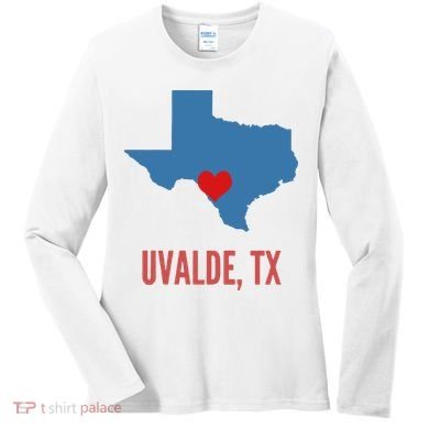 Uvalde Strong Texas Shooting School Women's Long Sleeve Shirt