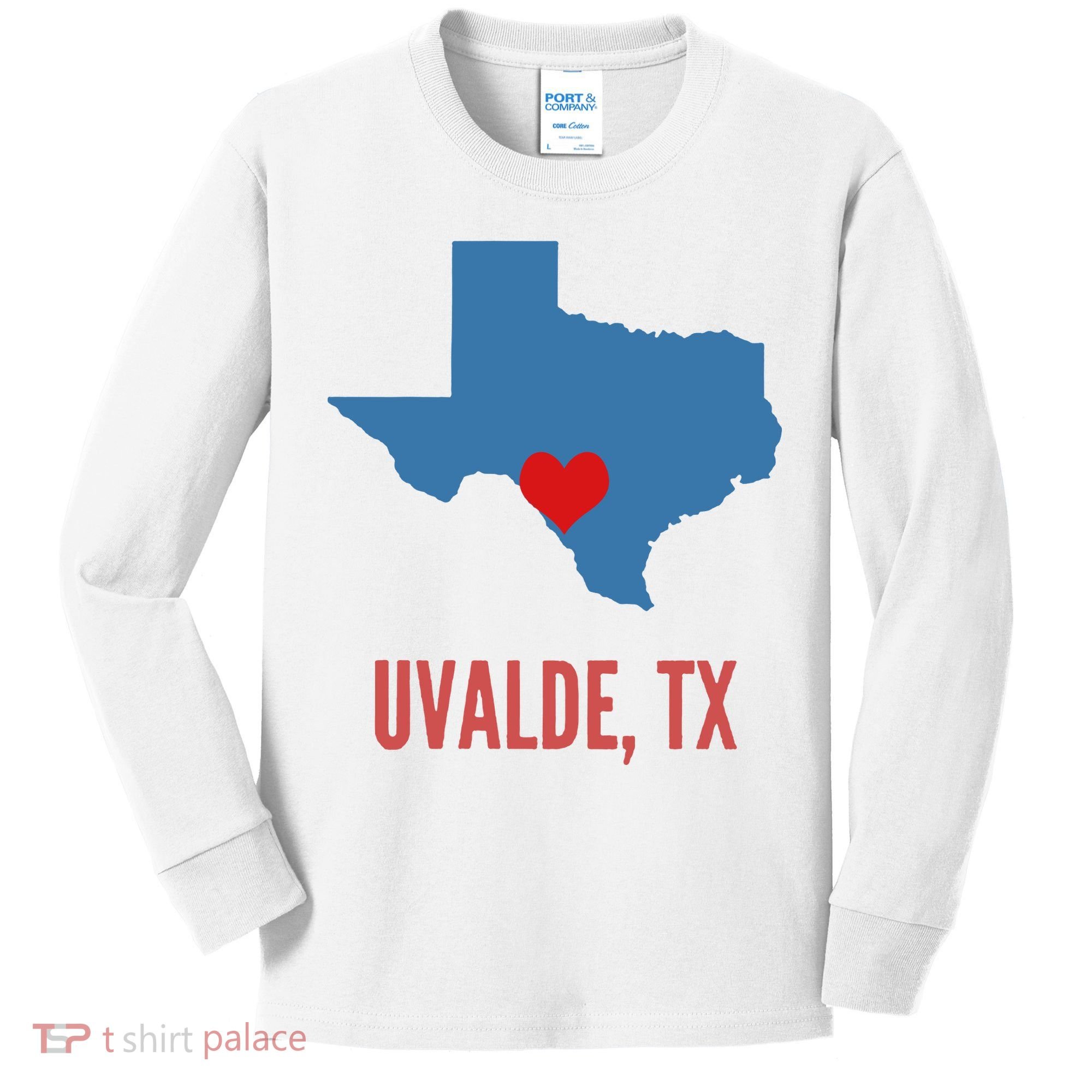Uvalde Strong Texas Shooting School Kids Long Sleeve Shirt