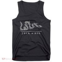 United States Thirteen Colonies Join Or Die Snake Tank Top thumb 0