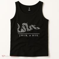 United States Thirteen Colonies Join Or Die Snake Tank Top thumb 2