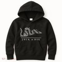 United States Thirteen Colonies Join Or Die Snake Kids Hoodie thumb 0