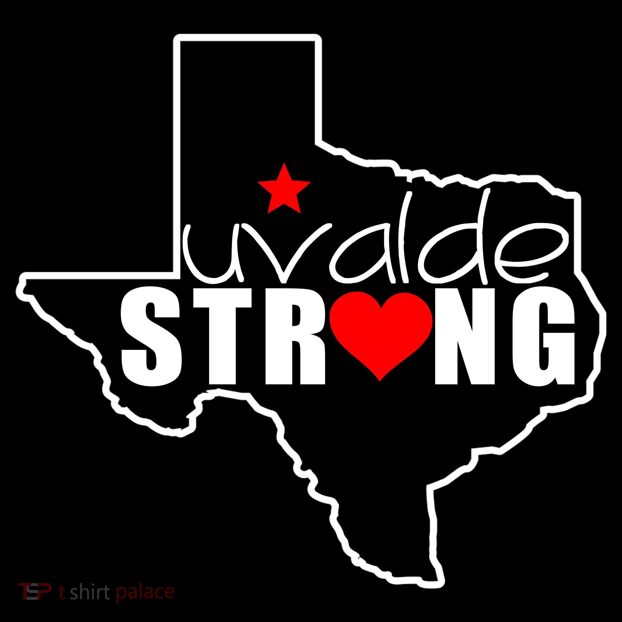 Uvalde Strong Texas Map Heart Doggie Tank