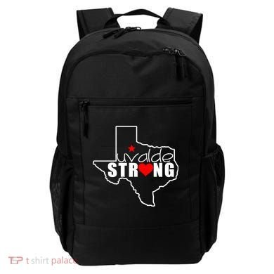 Uvalde Strong Texas Map Heart Backpack