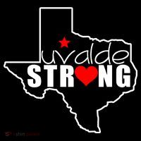 Uvalde Strong Texas Map Heart Backpack thumb 2