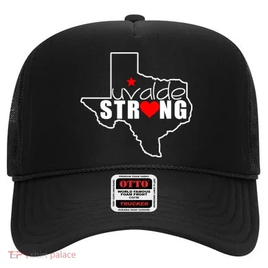 Uvalde Strong Texas Map Heart Hat