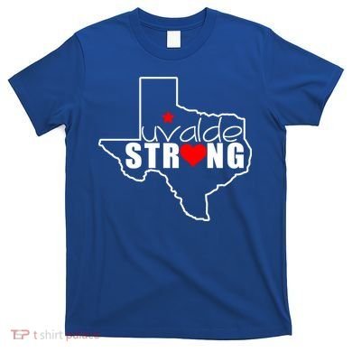 Uvalde Strong Texas Map Heart T-Shirt