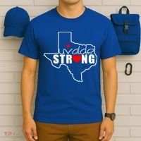 Uvalde Strong Texas Map Heart T-Shirt thumb 6