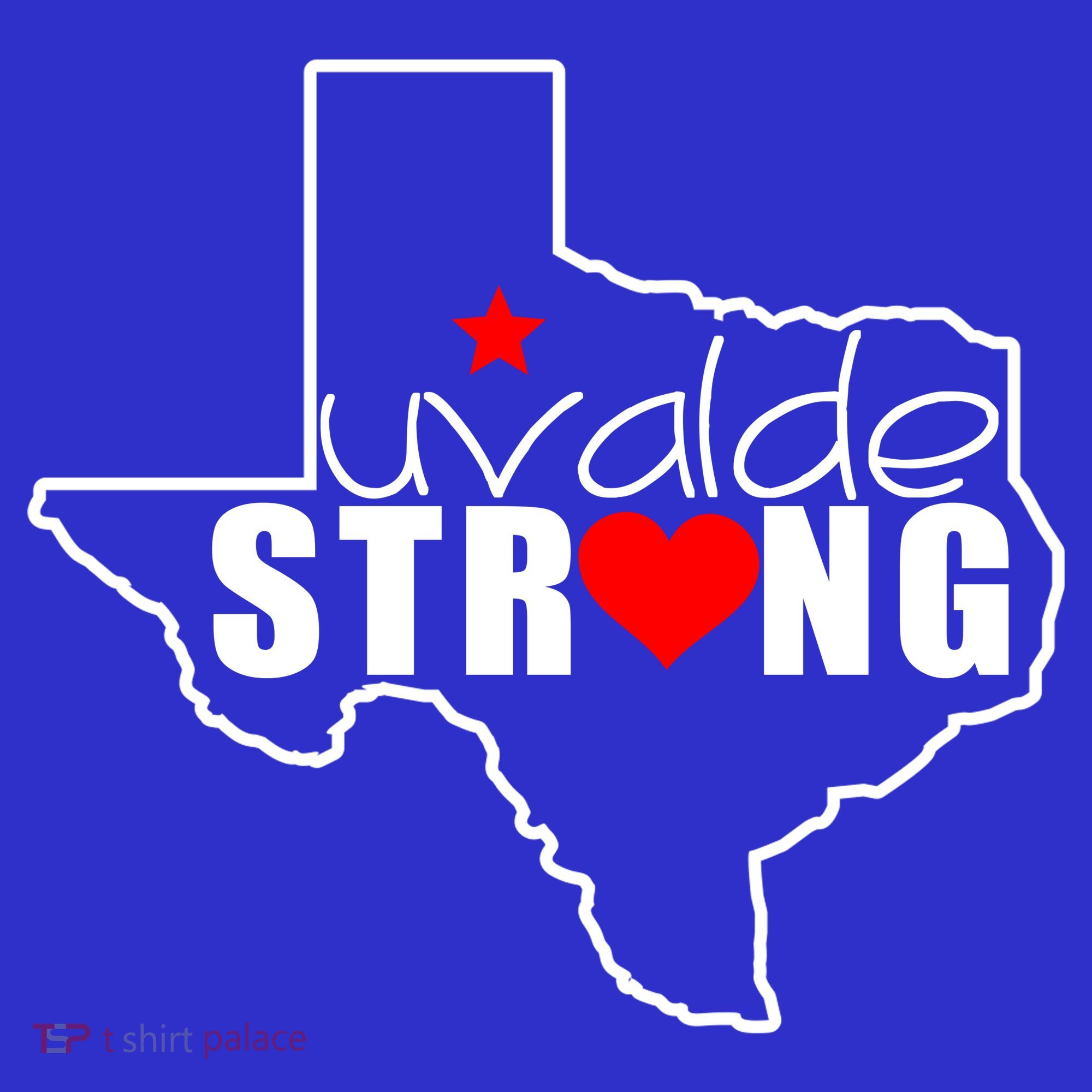 Uvalde Strong Texas Map Heart Toddler T-Shirt