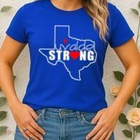 Uvalde Strong Texas Map Heart Women's T-Shirt thumb 2