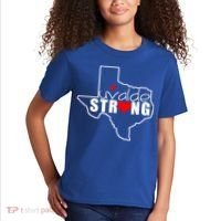 Uvalde Strong Texas Map Heart Kids T-Shirt thumb 2
