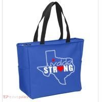 Uvalde Strong Texas Map Heart Tote Bag thumb 2