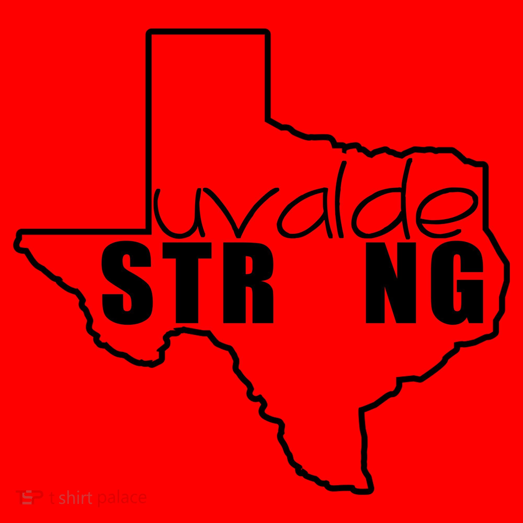 Uvalde Strong Texas Map Heart Santa Hat