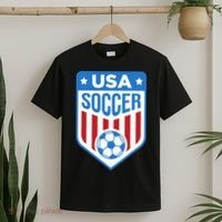 USA Soccer Team Support The Team Shirt USA Flag Football T-Shirt thumb 2