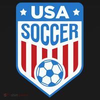 USA Soccer Team Support The Team Shirt USA Flag Football T-Shirt thumb 7