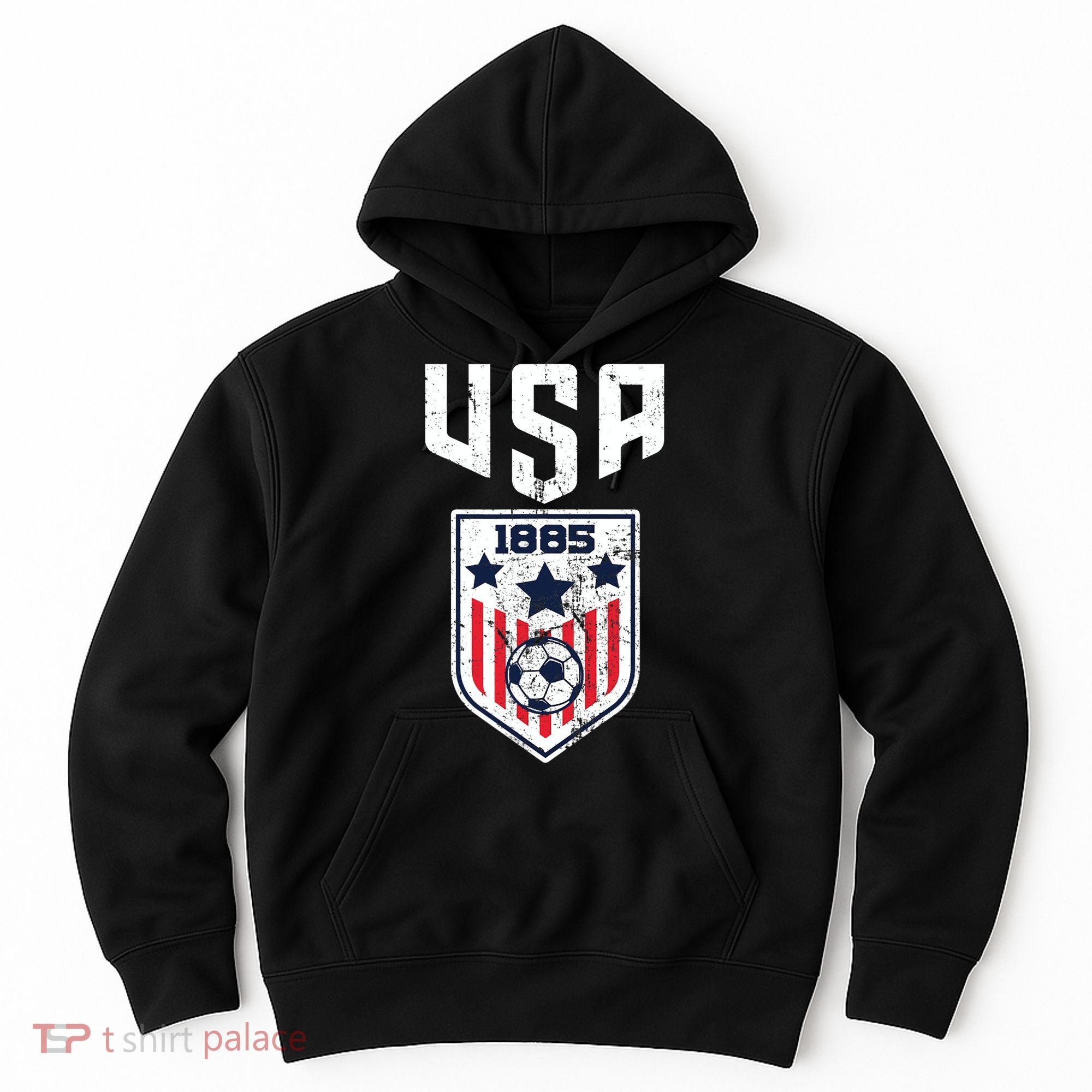 USA Soccer Team 1885 Cool Futbol Equipment Hoodie
