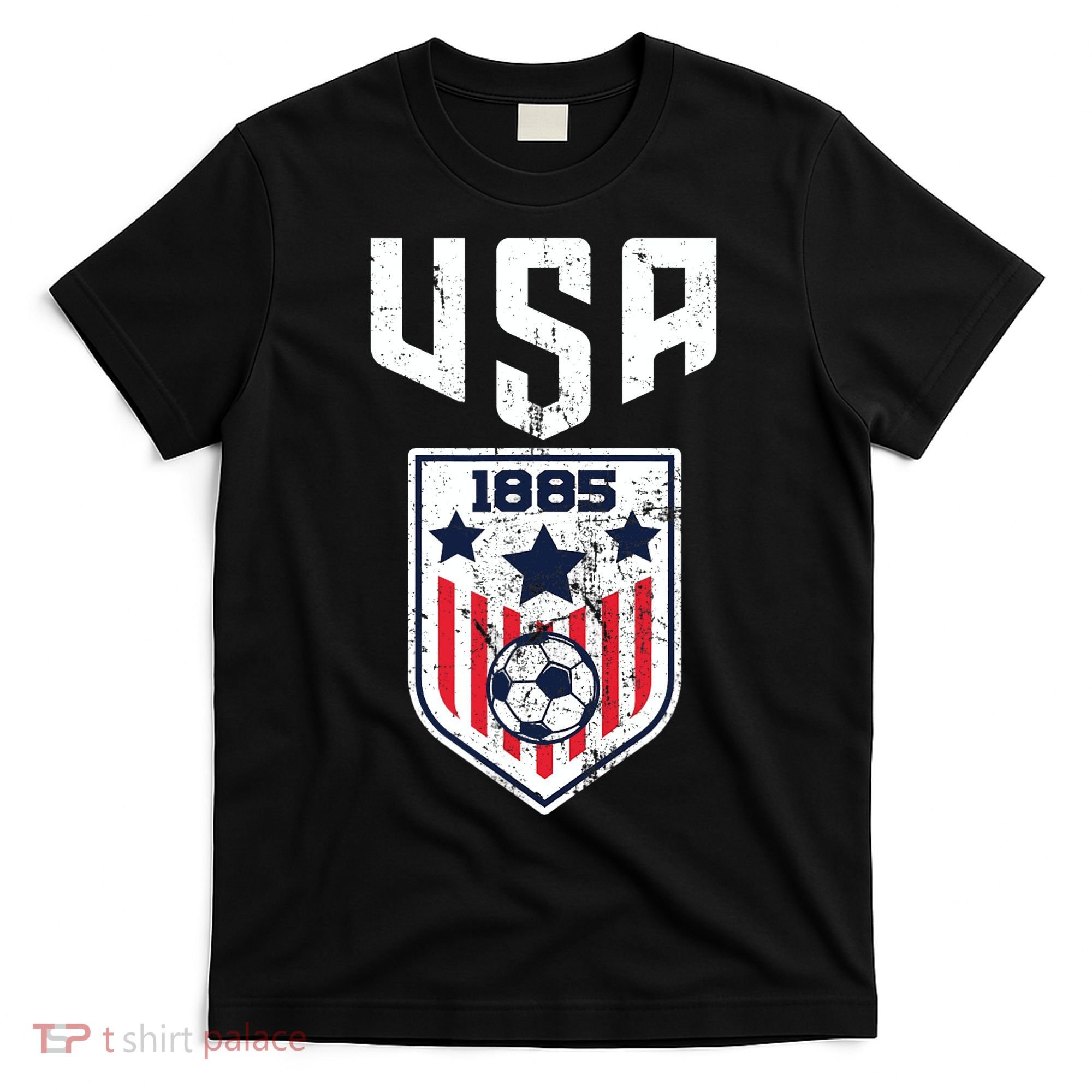 USA Soccer Team 1885 Cool Futbol Equipment T-Shirt