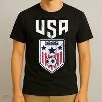 USA Soccer Team 1885 Cool Futbol Equipment T-Shirt thumb 3