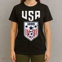 USA Soccer Team 1885 Cool Futbol Equipment T-Shirt thumb 4